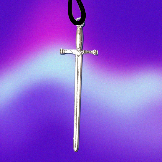 Imagen de Dije Espada EXTRA LARGA (8-10 cms) Tipo Vikingo o Medieval o Samurai En Collar o Llavero + de 6 Modelos para Escoger x1-3