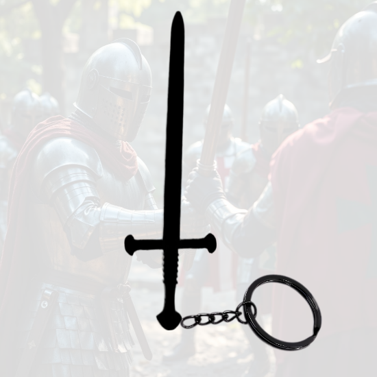 Imagen de Dije Espada EXTRA LARGA (8-10 cms) Tipo Vikingo o Medieval o Samurai En Collar o Llavero + de 6 Modelos para Escoger x1-3