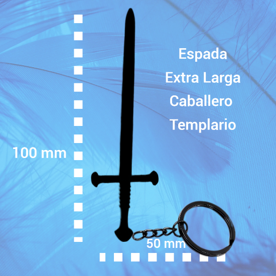 Imagen de Dije Espada EXTRA LARGA (8-10 cms) Tipo Vikingo o Medieval o Samurai En Collar o Llavero + de 6 Modelos para Escoger x1-3