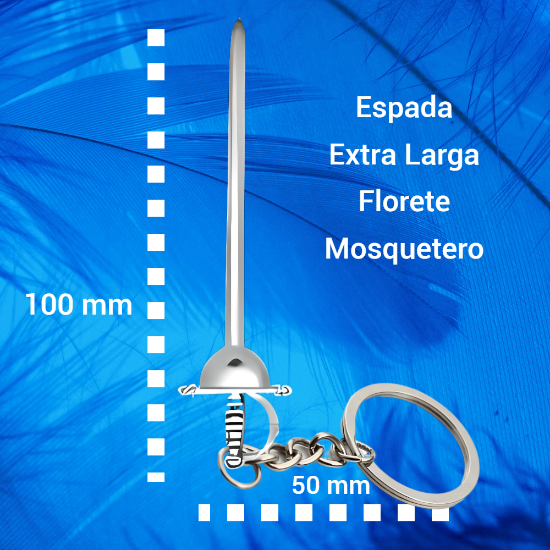 Imagen de Dije Espada EXTRA LARGA (8-10 cms) Tipo Vikingo o Medieval o Samurai En Collar o Llavero + de 6 Modelos para Escoger x1-3
