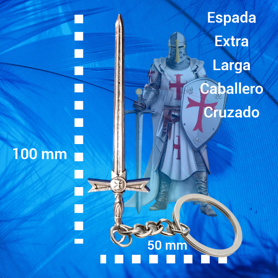 Imagen de Dije Espada EXTRA LARGA (8-10 cms) Tipo Vikingo o Medieval o Samurai En Collar o Llavero + de 6 Modelos para Escoger x1-3