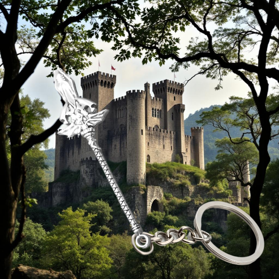 Imagen de Dije Lanza o Hacha o Flecha Larga  (5.5 cm a  8cm) en Collar o Llavero+ 20 Modelos para Escoger x1-3