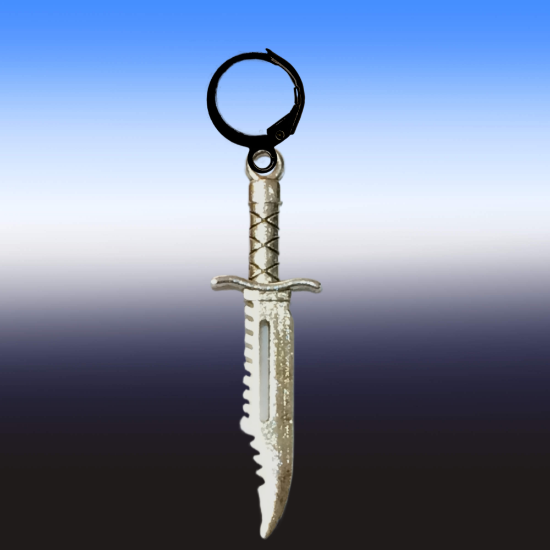 Imagen de 1 dije Espada o Lanza o Hacha o Flecha Larga en Arracadita Negra+ de 10 Modelos y Color para Escoger  x1-4