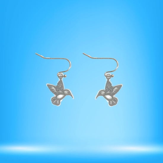 Imagen de 1 Par de Bonitos Colibries en Aretes Acero Alta Durabilidad +5 Modelos y Colores para Escoger x1-4colib