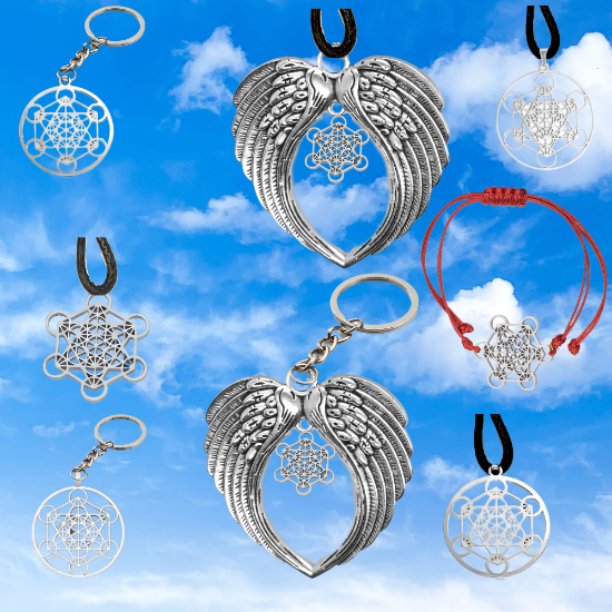 Imagen de CUBO Metatron o  ARCANGEL METATRON Curado En Anillo o Espanta Espiritus o Llavero o Pulsera o Collar Alta  Durabilidad + 6 Modelos A Escoger Símbolo de Protección -X1