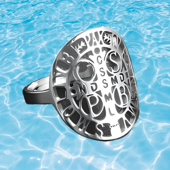 Imagen de Poderoso Talisman Amuleto de Protección Cruz de San Benito Brazalete o Dije o Anillo - x1-6