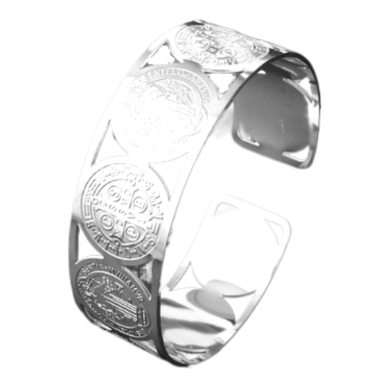 Imagen de Poderoso Talisman Amuleto de Protección Cruz de San Benito Brazalete o Dije o Anillo - x1-6