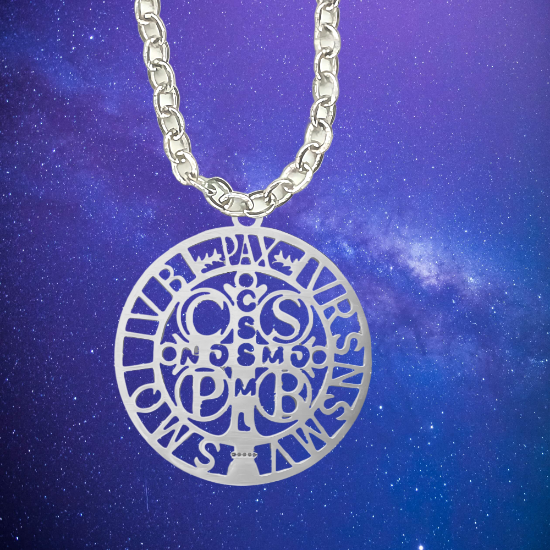 Imagen de Poderoso Talisman Amuleto de Protección Cruz de San Benito Brazalete o Dije o Anillo - x1-6