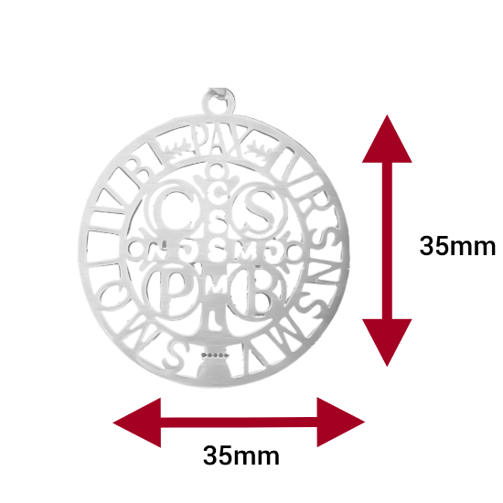 Imagen de Poderoso Talisman Amuleto de Protección Cruz de San Benito Brazalete o Dije o Anillo - x1-6