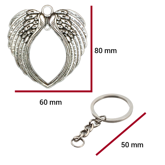 Imagen de Poderoso Talisman Amuleto de Protección INTENSIONADO de San Benito Collar o Llavero o Espanta Espiritus En Alas de Angel +4 Modelos A Escoger x1-6