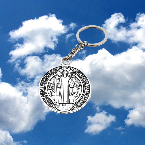 Imagen de Poderoso Talisman Amuleto de Protección INTENSIONADO de San Benito Collar o Llavero o Espanta Espiritus En Alas de Angel +4 Modelos A Escoger x1-6