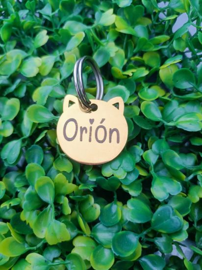 Imagen de PLACA DE IDENTIFICACION DE ACERO INOXIDABLE