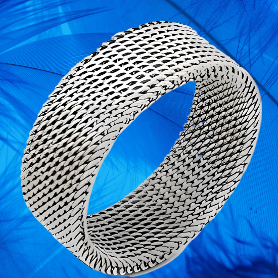 Imagen de 1 anillo Unisex acero inoxidable malla flexible ajustable al dedo -+ 3 colores y 7 tallas para escoger Alta Durabilidad x1-ani