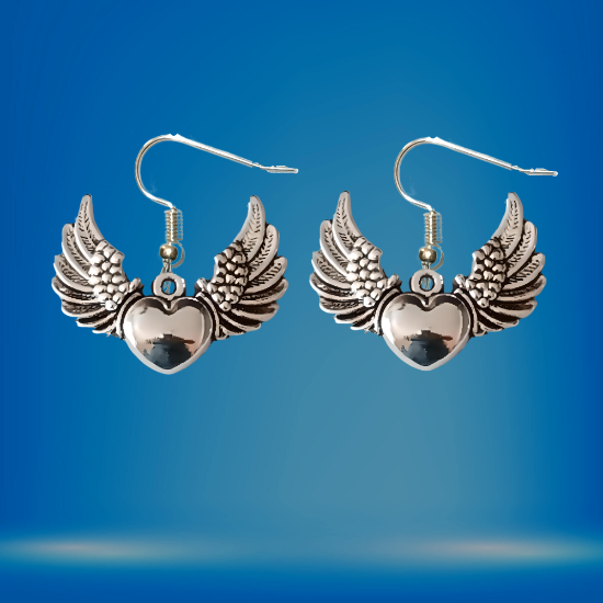 Imagen de Hermosas Alas de angel en 1 Par de Aretes+ de 10 Modelos para Escoger x1-7