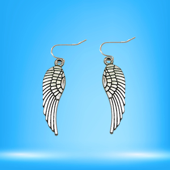 Imagen de Hermosas Alas de angel en 1 Par de Aretes+ de 10 Modelos para Escoger x1-7