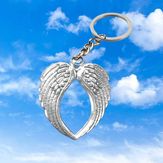 Imagen de 1 Llavero con 1 Dije de Alas de Angel + de 10 Modelos para Escoger  x1-7