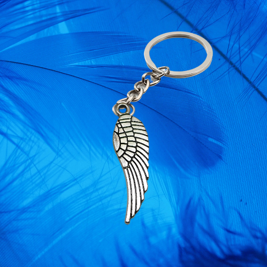 Imagen de 1 Llavero con 1 Dije de Alas de Angel + de 10 Modelos para Escoger  x1-7