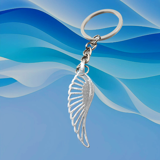 Imagen de 1 Llavero con 1 Dije de Alas de Angel + de 10 Modelos para Escoger  x1-7