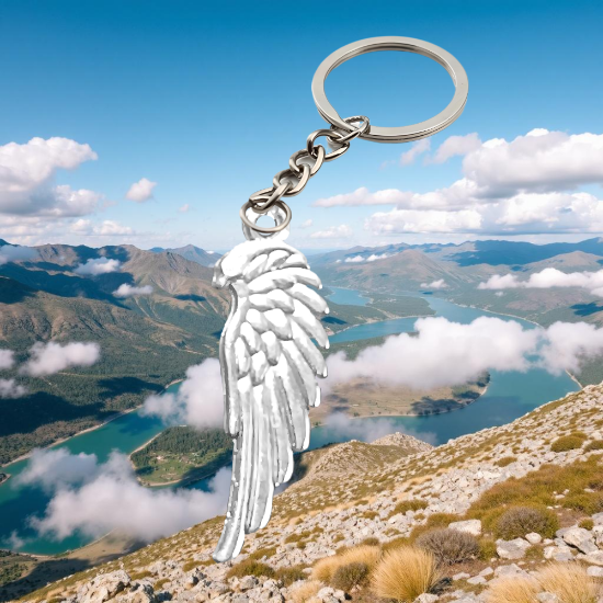 Imagen de 1 Llavero con 1 Dije de Alas de Angel + de 10 Modelos para Escoger  x1-7