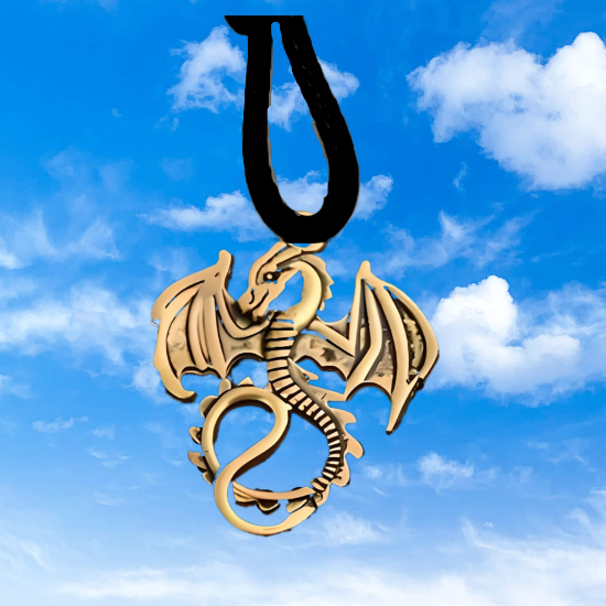 Imagen de 1 Collar con 1 Dije de Dragon Vikingo + de 3 Modelos para Escoger x1-10