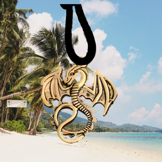 Imagen de 1 Collar con 1 Dije de Dragon Vikingo + de 3 Modelos para Escoger x1-10