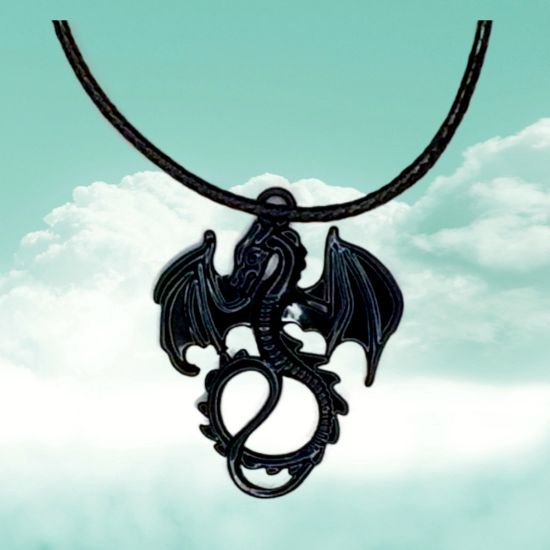 Imagen de 1 Collar con 1 Dije de Dragon Vikingo + de 3 Modelos para Escoger x1-10