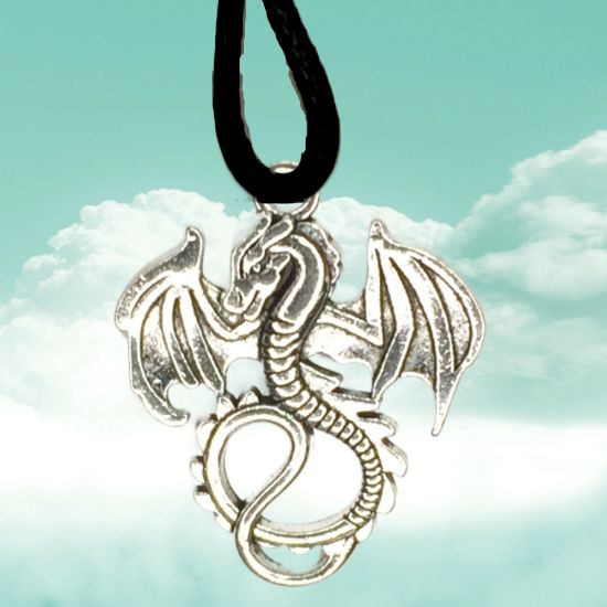 Imagen de 1 Collar con 1 Dije de Dragon Vikingo + de 3 Modelos para Escoger x1-10