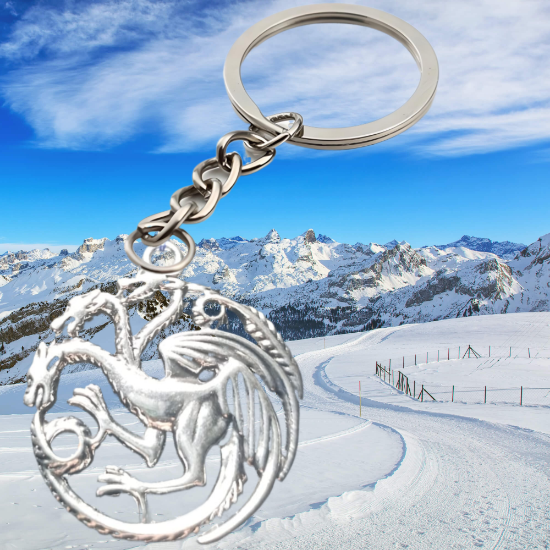 Imagen de 1 Llavero con 1 Dije de Dragon Vikingo + de 3 Modelos para Escoger x1-10