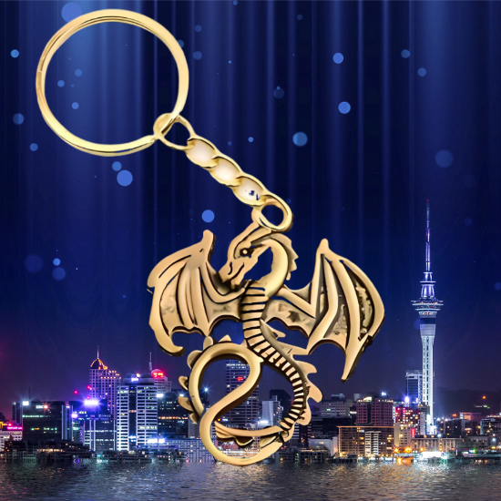 Imagen de 1 Llavero con 1 Dije de Dragon Vikingo + de 3 Modelos para Escoger x1-10