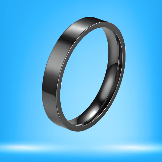 Imagen de 1 Anillo 4mm Unisex o para Pareja Acero Tungsteno Inoxidable A Escoger 4 Colores en 7 Tallas ALTISIMA RESISTENCIA - ANTIRAYADURAS Y ELEGANCIA  x1-113