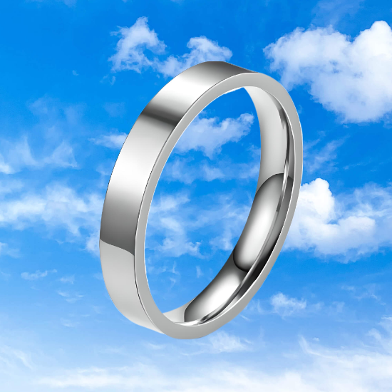 Imagen de 1 Anillo 4mm Unisex o para Pareja Acero Tungsteno Inoxidable A Escoger 4 Colores en 7 Tallas ALTISIMA RESISTENCIA - ANTIRAYADURAS Y ELEGANCIA  x1-113