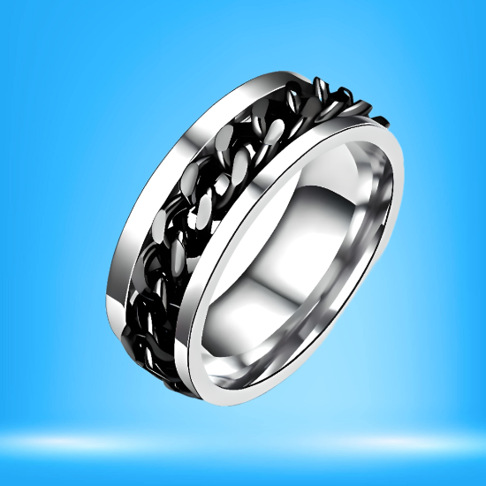 Imagen de 1 Elegante Anillo Anti Estres 8mm  Unisex o Para Pareja Acero Tungsteno Inoxidable A Escoger 2  Modelos en 5 Combinaciones en 7 Tallas ALTISIMA RESISTENCIA - ANTIRAYADURAS Y ELEGANCIA  x1-113