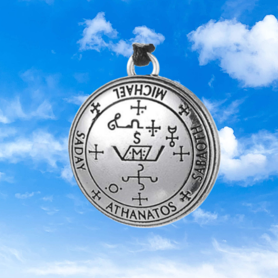 Imagen de 1 Collar con 1 Dije Curado Intensionado de 1 Arcangel (Miguel o Gabriel o  Rafael, Etc.) 30x30mm en Alas de Angel 80x60 mm   Poderosisimo Talisman Protector En Collar + 9 ARCANGELES para Escoger X1-113