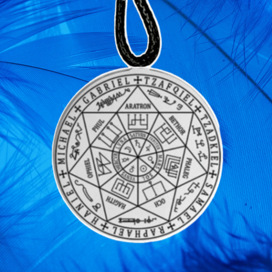 Imagen de 1 Collar con 1 Dije Curado Intensionado de 1 Arcangel (Miguel o Gabriel o  Rafael, Etc.) 30x30mm en Alas de Angel 80x60 mm   Poderosisimo Talisman Protector En Collar + 9 ARCANGELES para Escoger X1-113