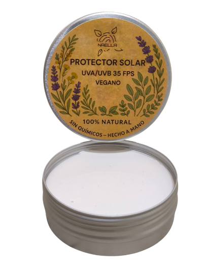 Imagen de Mantequilla corporal, protector solar UVA/UVB y bálsamo labial de cacao (naturales y veganos).