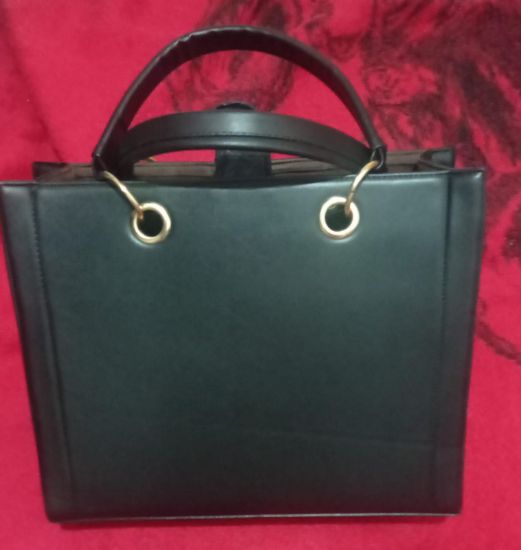 Imagen de Bolsa de piel para dama grande Artesanal atrapasueños